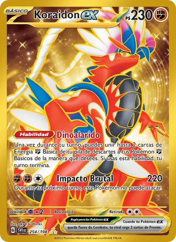 Koraidon ex 254 – Escarlata y Púrpura