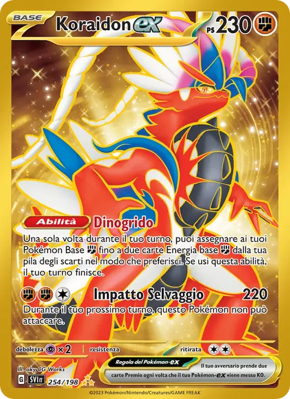Koraidon-ex 254 – Scarlatto e Violetto