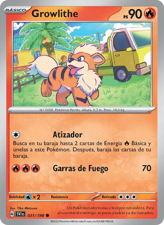 Growlithe 31 – Escarlata y Púrpura