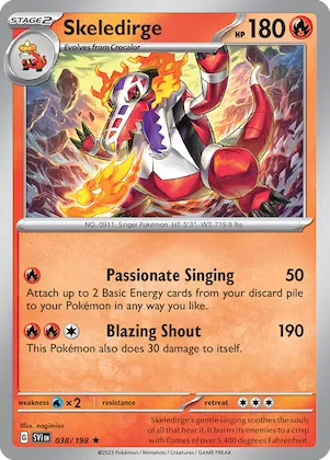 Skeledirge #38 – Scarlet & Violet