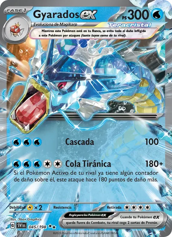 Gyarados ex 45 – Escarlata y Púrpura