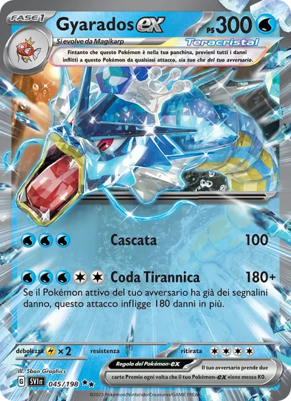 Gyarados-ex 45 – Scarlatto e Violetto