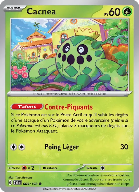 Cacnea 5 – Écarlate et Violet