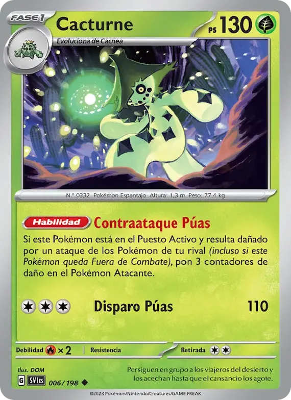 Cacturne 6 – Escarlata y Púrpura