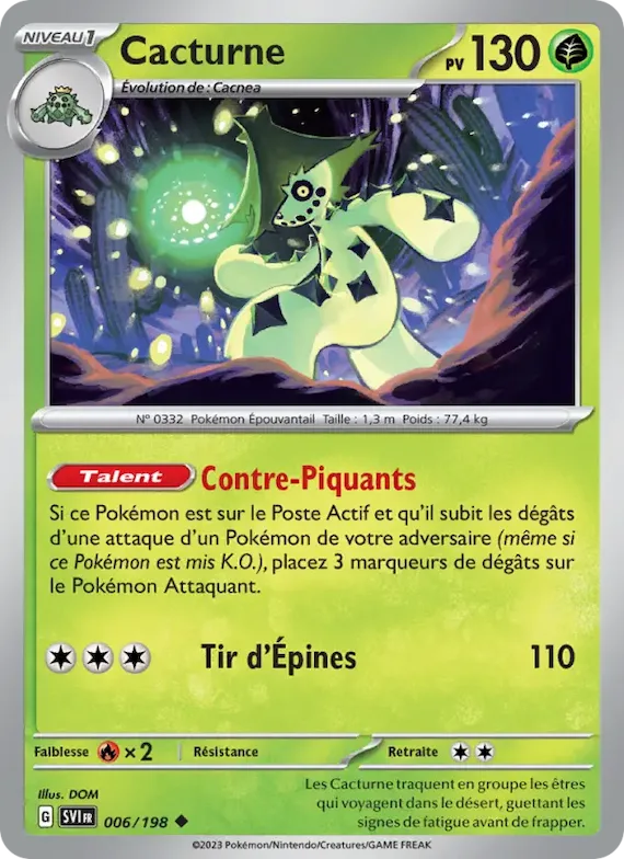 Cacturne 6 – Écarlate et Violet