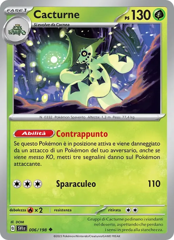 Cacturne 6 – Scarlatto e Violetto
