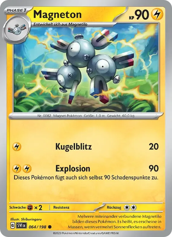 Magneton 64 – Karmesin & Purpur