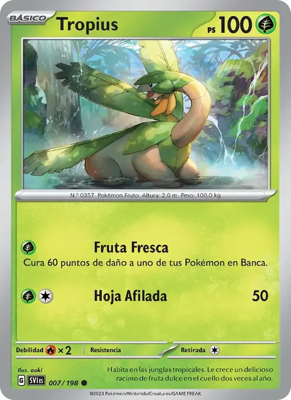 Tropius 7 – Escarlata y Púrpura