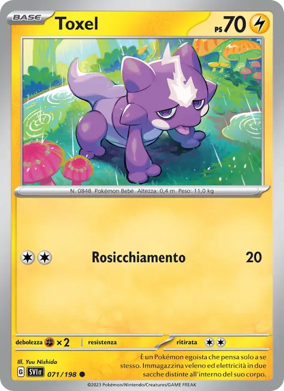 Toxel 71 – Scarlatto e Violetto