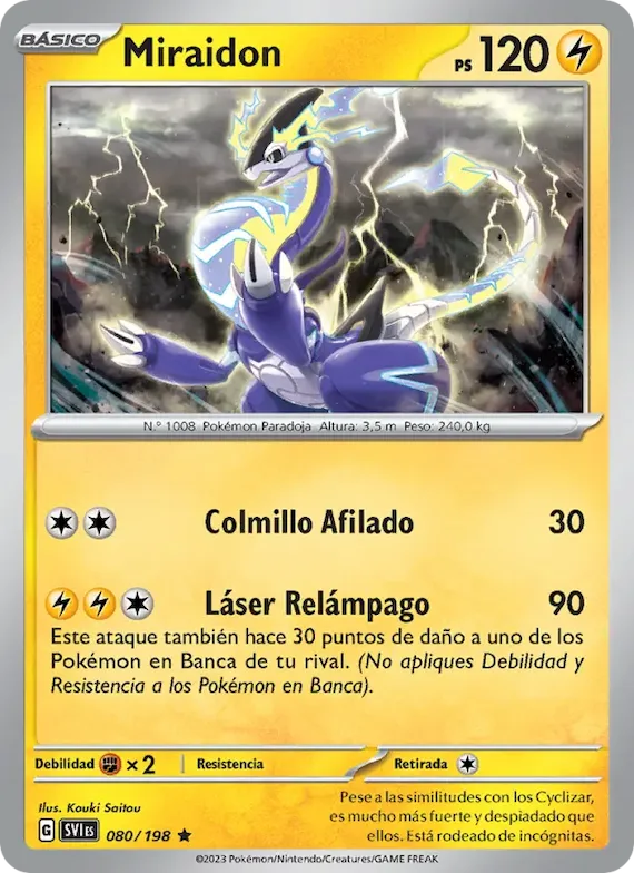 Miraidon 80 – Escarlata y Púrpura