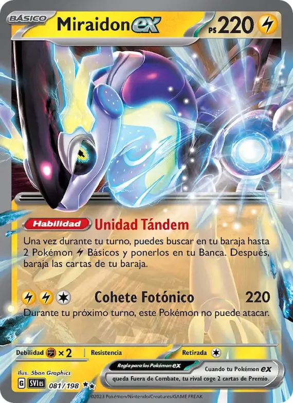 Miraidon ex 81 – Escarlata y Púrpura