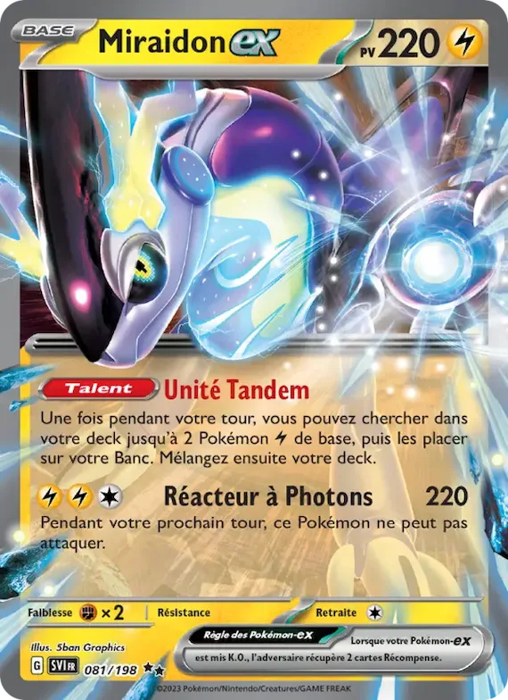 Miraidon-ex 81 – Écarlate et Violet