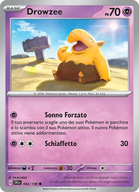 Drowzee 82 – Scarlatto e Violetto