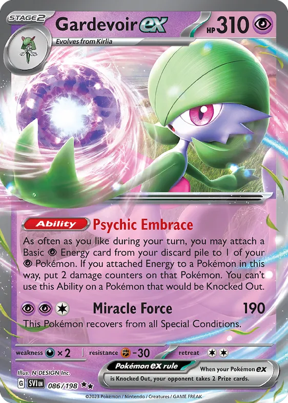Gardevoir ex 86 – Escarlate e Violeta