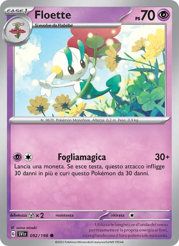 Floette 92 – Scarlatto e Violetto