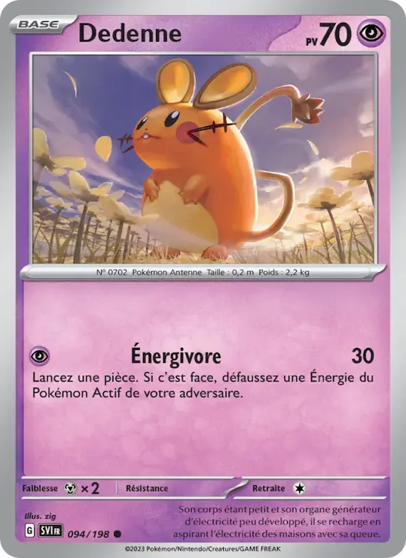 Dedenne 94 – Écarlate et Violet