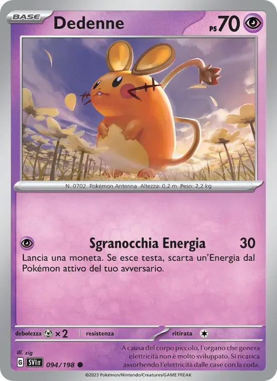 Dedenne 94 – Scarlatto e Violetto