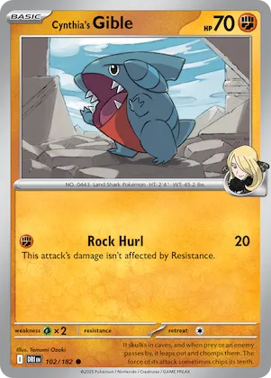 Cynthia's Gible #102 – Destined Rivals