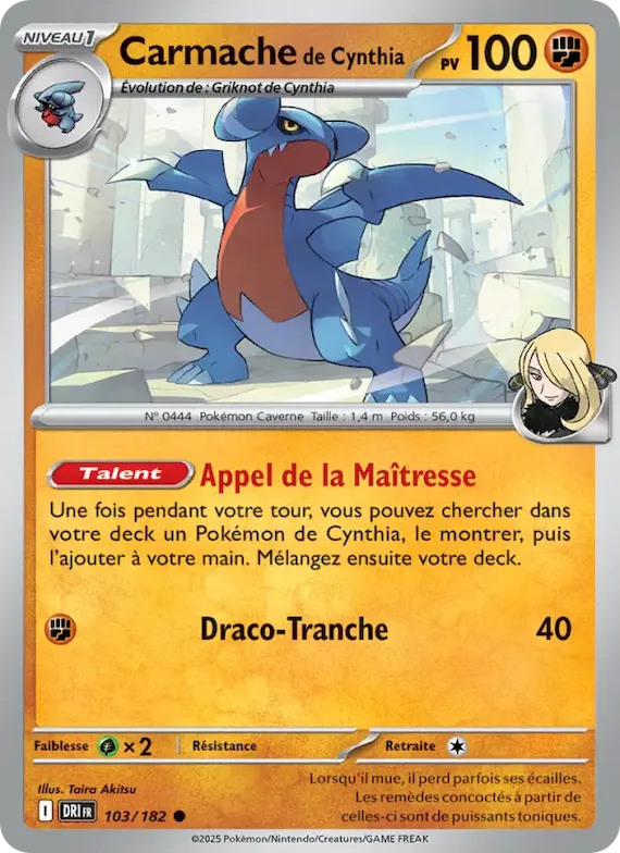 Carmache de Cynthia 103 – Rivalités Destinées