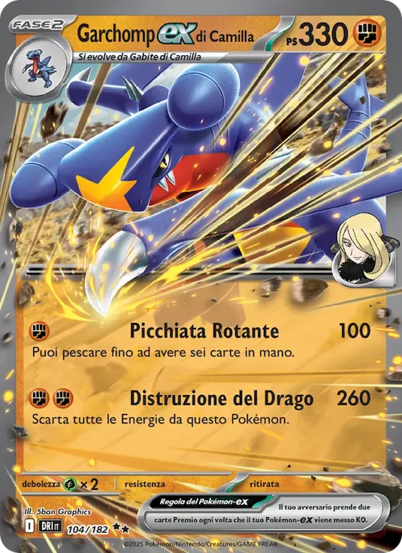 Garchomp-ex di Camilla 104 – Rivali Predestinati