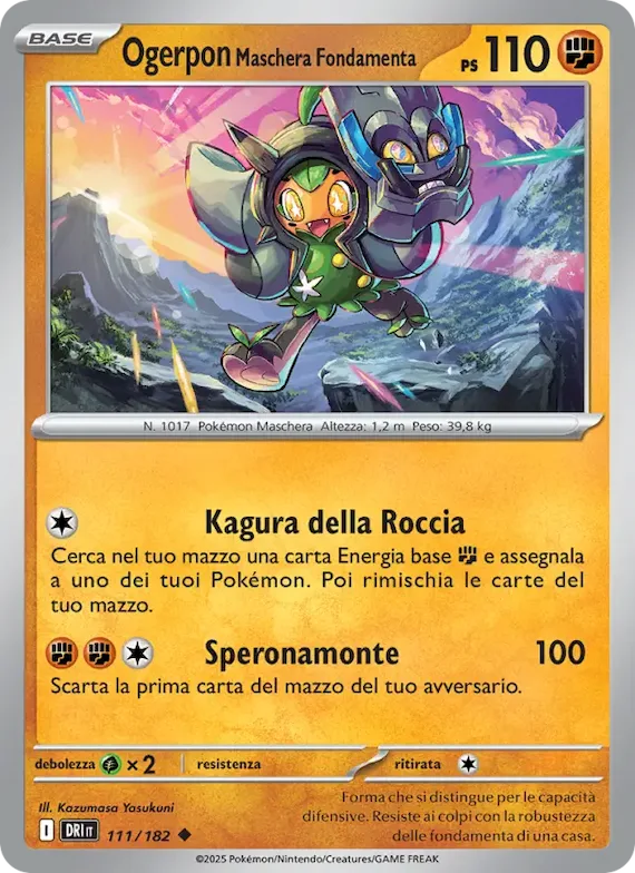 Ogerpon Maschera Fondamenta 111 – Rivali Predestinati