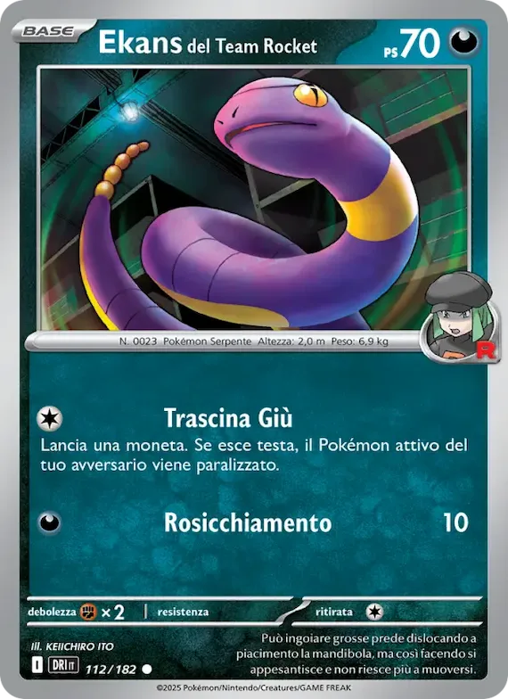 Ekans del Team Rocket 112 – Rivali Predestinati