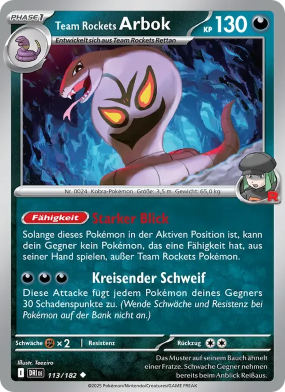 Team Rockets Arbok 113 – Ewige Rivalen
