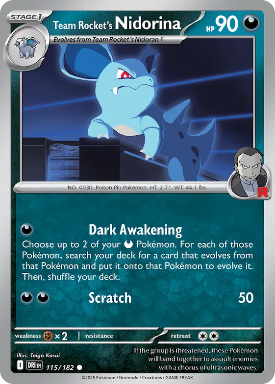 Nidorina da Equipe Rocket 115 – Rivais Predestinados