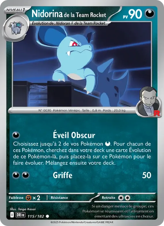 Nidorina de la Team Rocket 115 – Rivalités Destinées