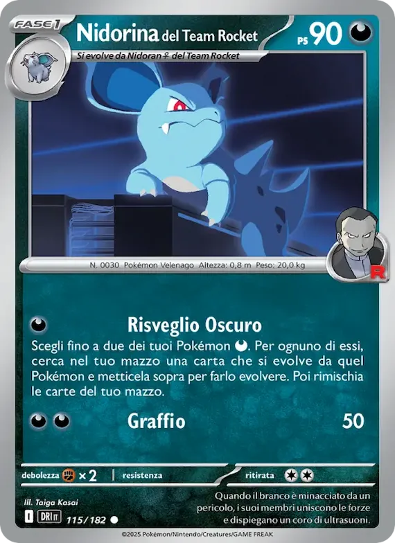 Nidorina del Team Rocket 115 – Rivali Predestinati