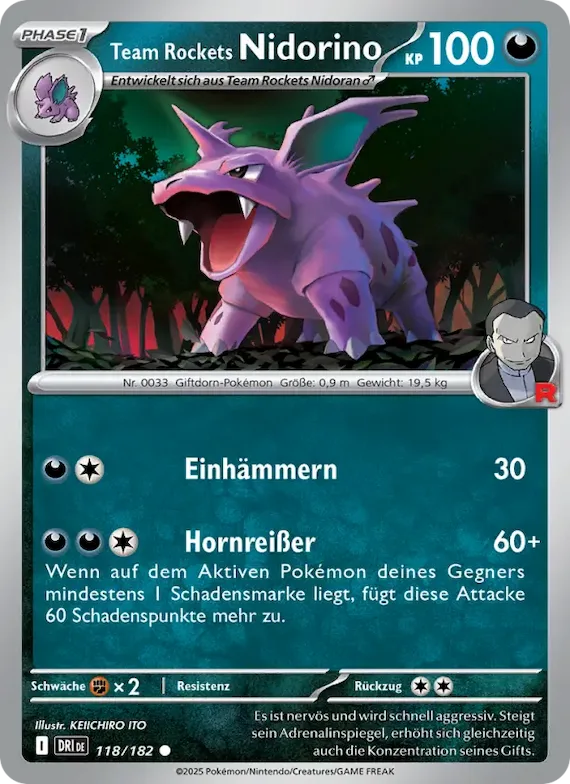 Team Rockets Nidorino 118 – Ewige Rivalen
