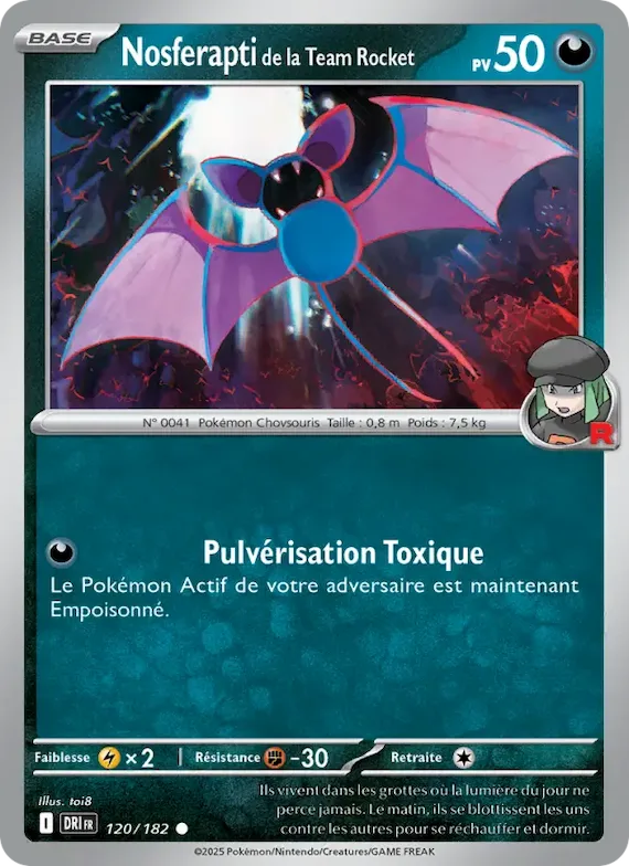 Nosferapti de la Team Rocket 120 – Rivalités Destinées