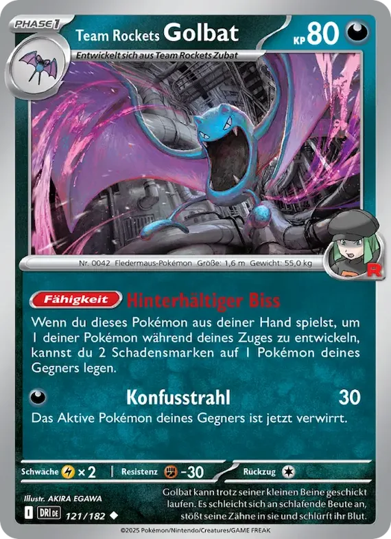 Team Rockets Golbat 121 – Ewige Rivalen