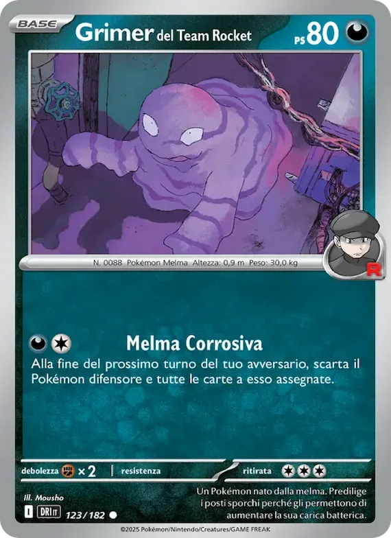 Grimer del Team Rocket 123 – Rivali Predestinati