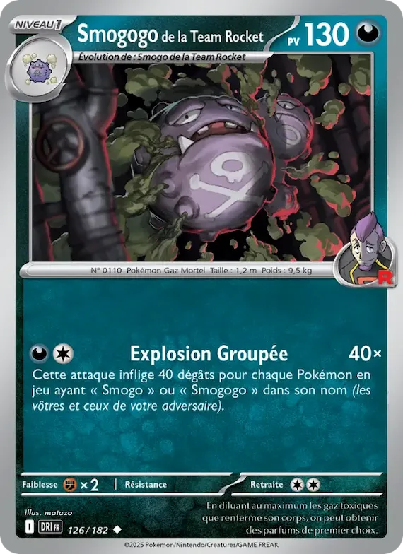 Smogogo de la Team Rocket 126 – Rivalités Destinées