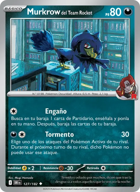 Murkrow del Team Rocket 127 – Rivales Predestinados