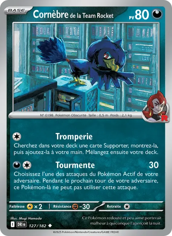 Cornèbre de la Team Rocket 127 – Rivalités Destinées