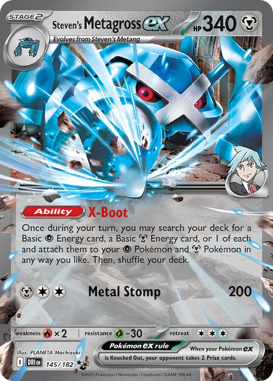 Steven's Metagross ex #145 – Destined Rivals