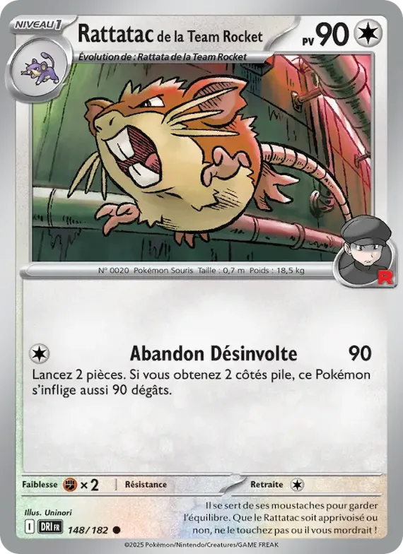 Rattatac de la Team Rocket 148 – Rivalités Destinées