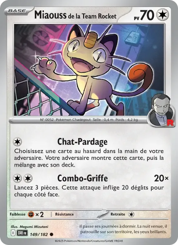 Miaouss de la Team Rocket 149 – Rivalités Destinées