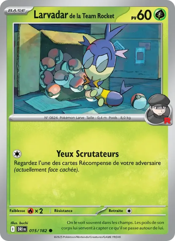 Larvadar de la Team Rocket 15 – Rivalités Destinées