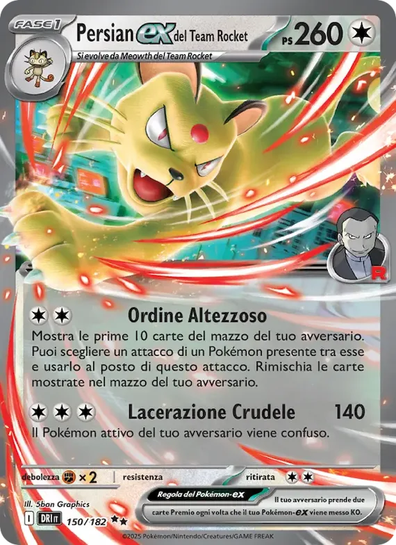 Persian-ex del Team Rocket 150 – Rivali Predestinati