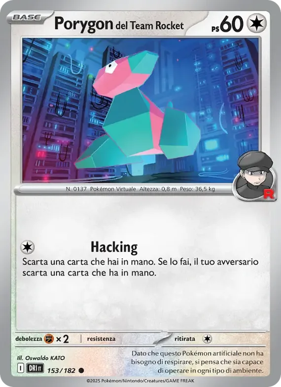 Porygon del Team Rocket 153 – Rivali Predestinati