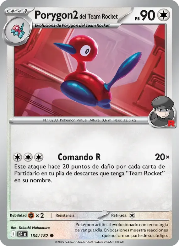 Porygon2 del Team Rocket 154 – Rivales Predestinados