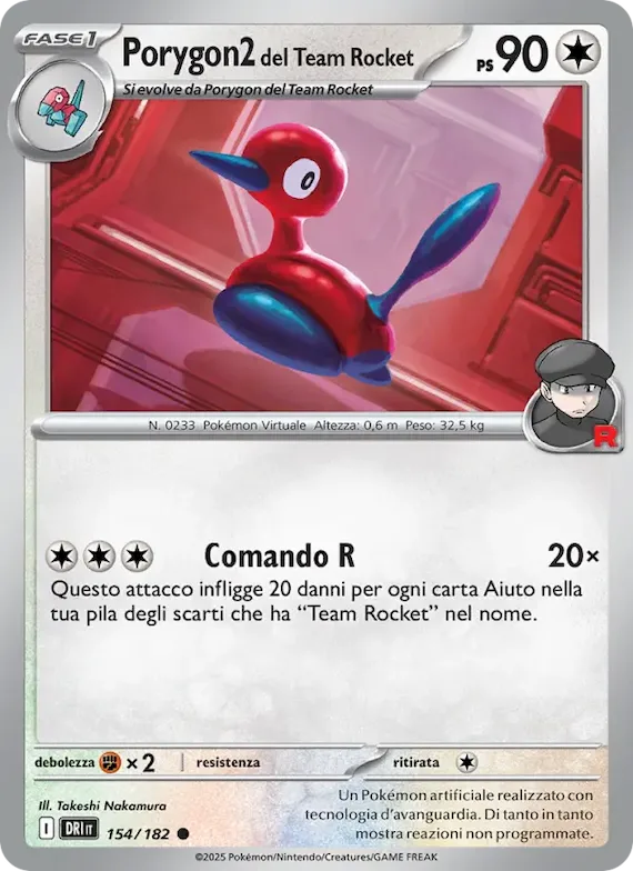 Porygon2 del Team Rocket 154 – Rivali Predestinati