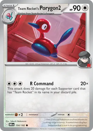 Team Rocket's Porygon2 #154 – Destined Rivals
