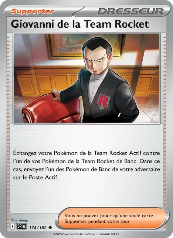 Giovanni de la Team Rocket 174 – Rivalités Destinées