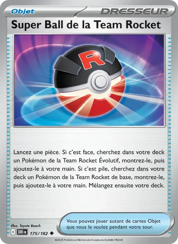 Super Ball de la Team Rocket 175 – Rivalités Destinées
