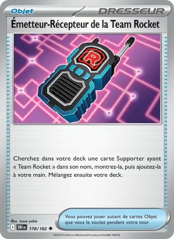 Émetteur-Récepteur de la Team Rocket 178 – Rivalités Destinées