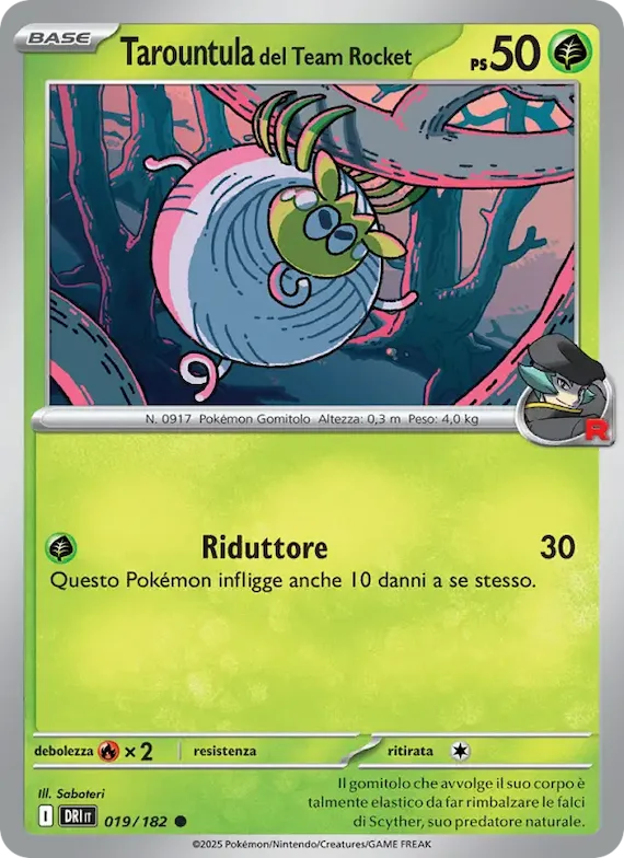 Tarountula del Team Rocket 19 – Rivali Predestinati